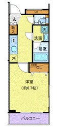 クレヴィスタ武蔵小杉の物件間取画像